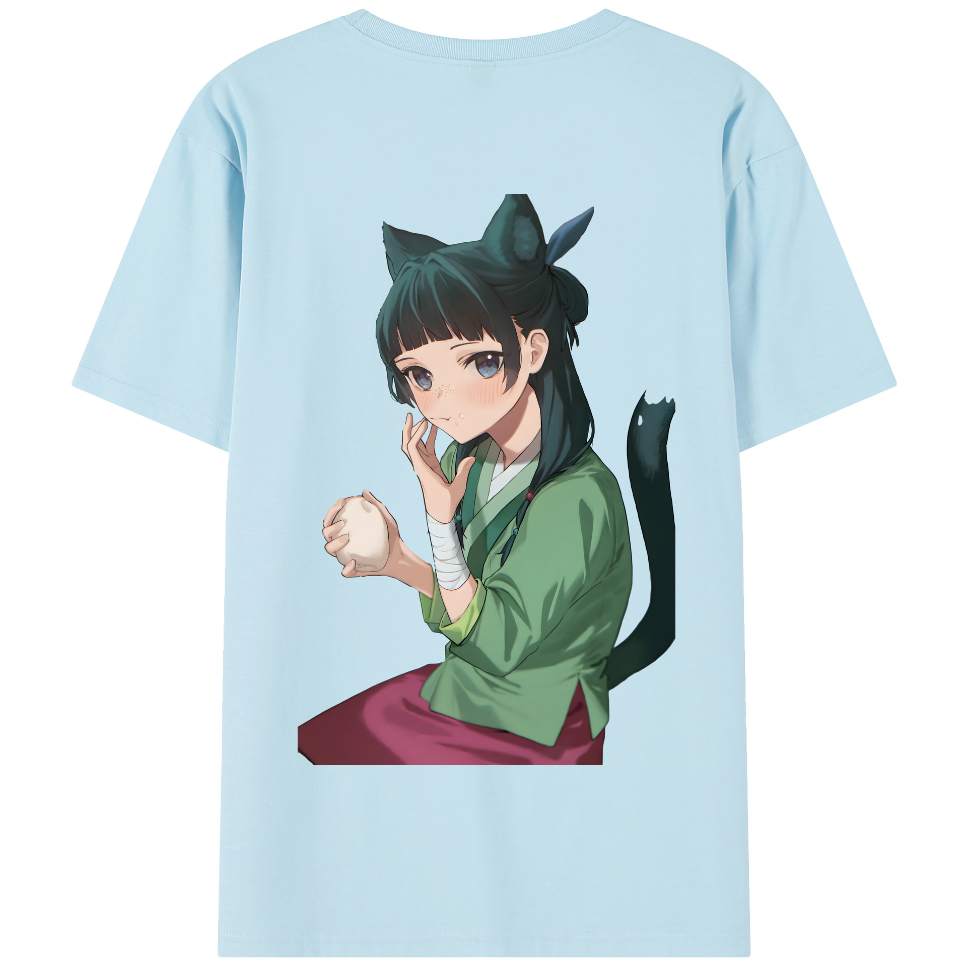 （画像用） 薬屋のひとりごと The Apothecary Diaries 綿100％半袖Tシャツ（背面プリント）